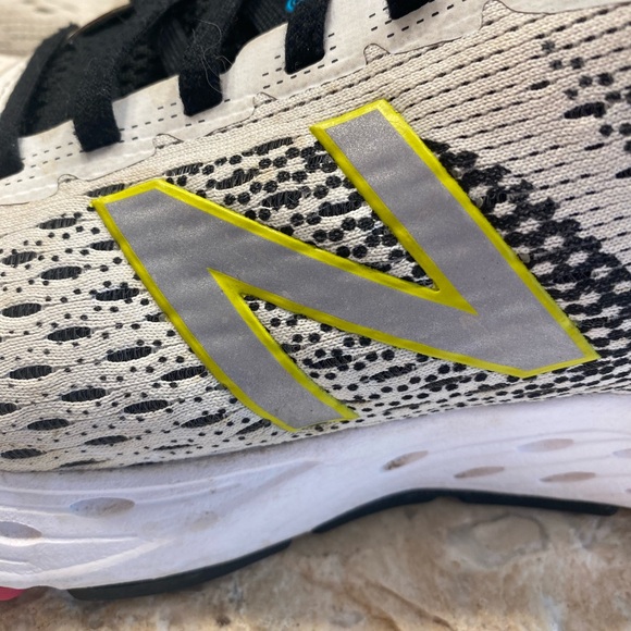 New Balance 680 V.6 Running Shoes White & Black Sz 10 - Picture 9 of 12